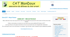 Desktop Screenshot of catmondoux.org