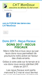 Mobile Screenshot of catmondoux.org