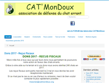 Tablet Screenshot of catmondoux.org